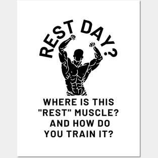 Where Is This Rest Muscle? Posters and Art